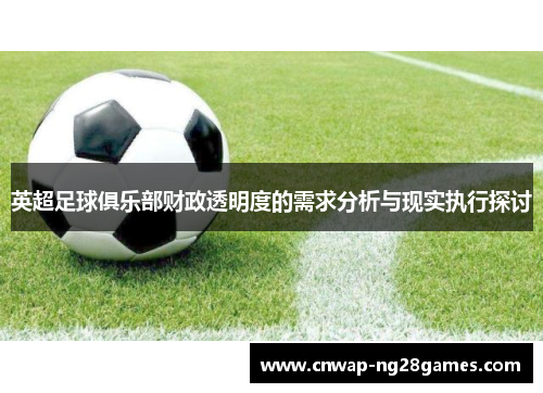 英超足球俱乐部财政透明度的需求分析与现实执行探讨 英超足球俱乐部财政透明度的需求分析与现实执行探讨